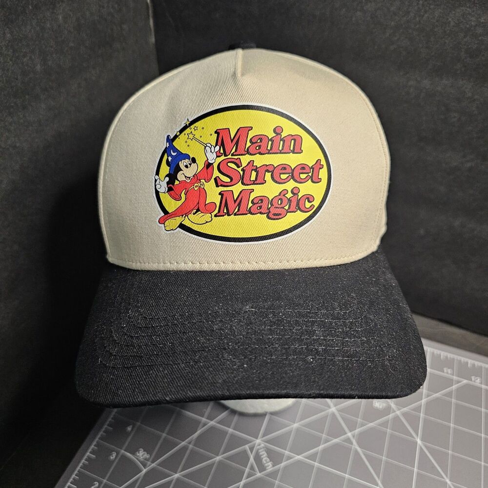 Main Street Magic Hat/Cap Cream and Black Snapback Enclosure